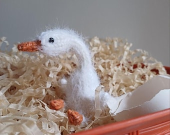 Knitted Goose Pattern | Beginner Friendly Toy Tutorial (PDF Pattern)
