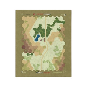 military board game map blanket - Combat Commander (19) [kj]