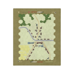 military board game map blanket - Combat Commander (15) [kj]