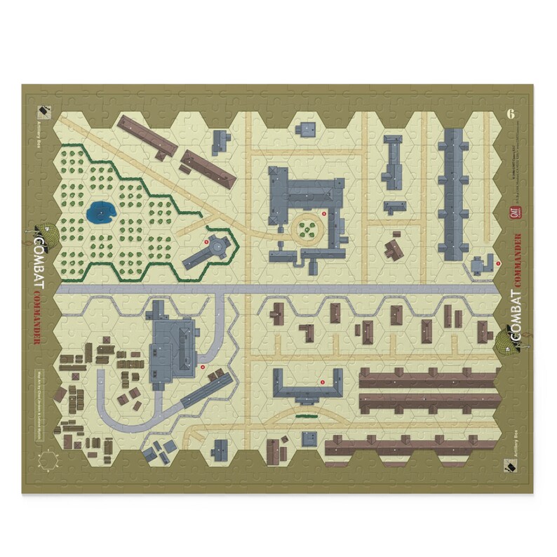Combat Commander - Map 06 - 500-piece Puzzle [kj] - Etsy