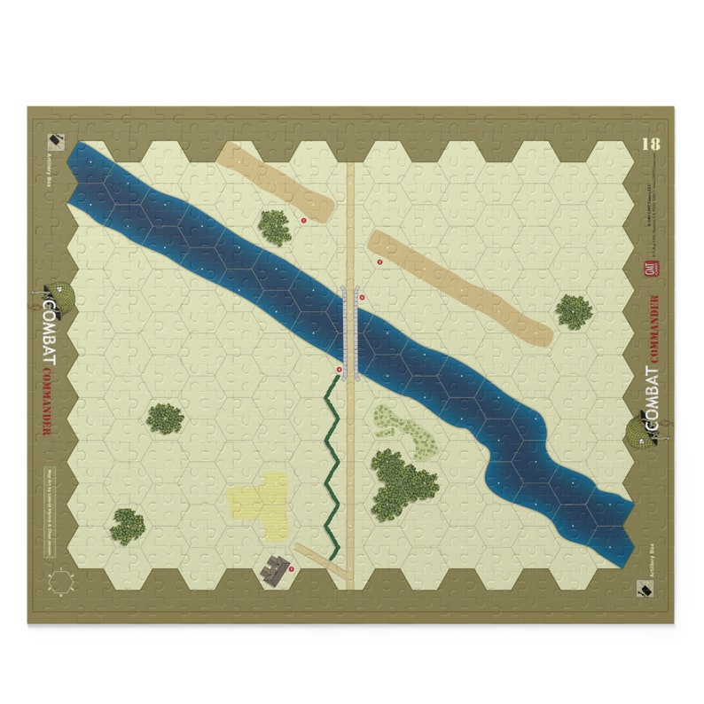 Combat Commander - Map 18 - 500-piece Puzzle [kj] - Etsy
