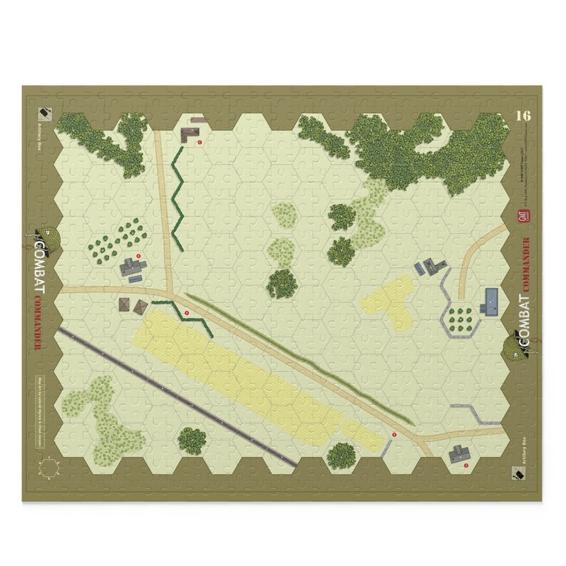 Combat Commander - Map 16 - 500-piece Puzzle [kj] - Etsy
