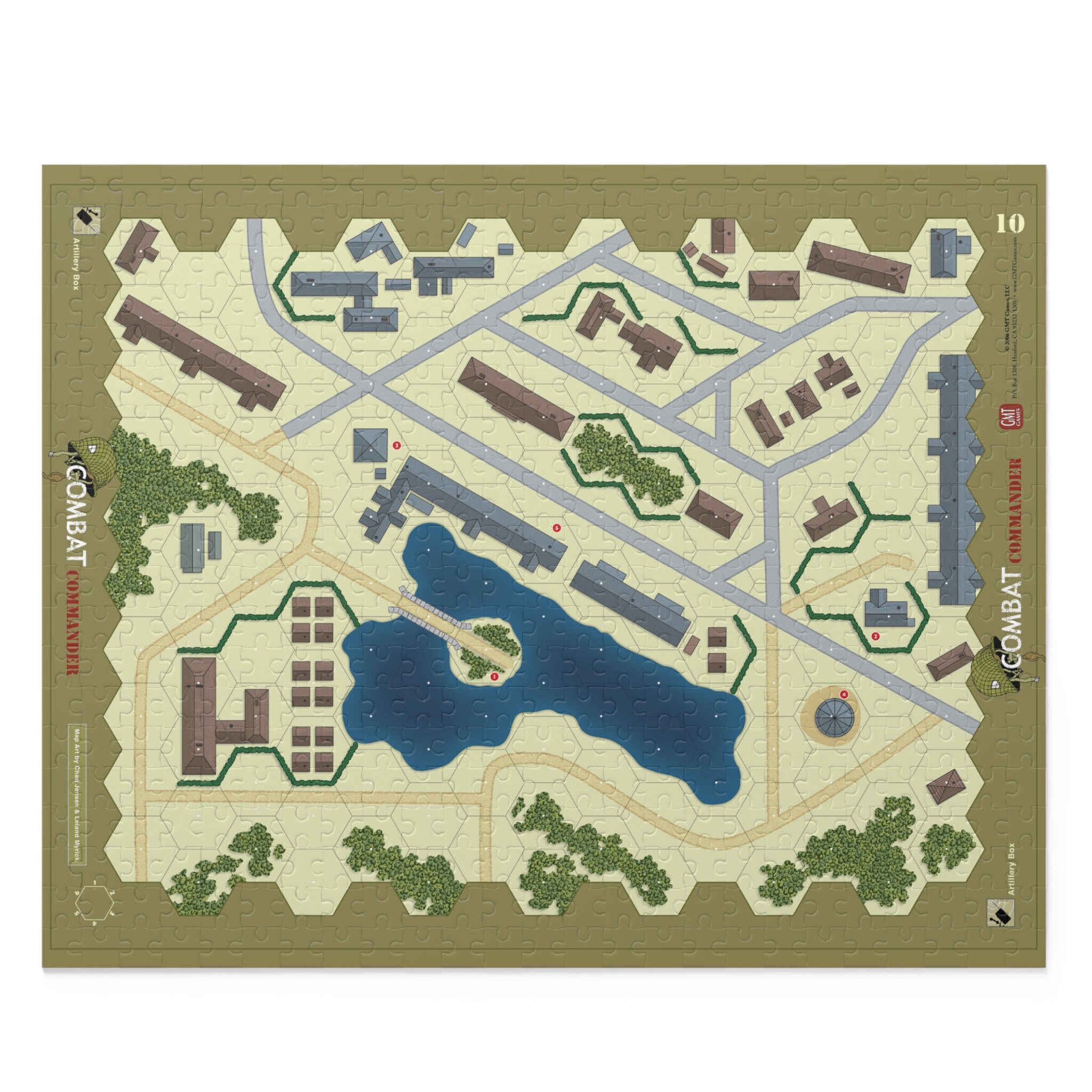 Combat Commander - Map 10 - 500-piece Puzzle [kj] - Etsy