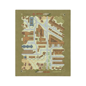 military board game map blanket - Combat Commander (17) [kj]