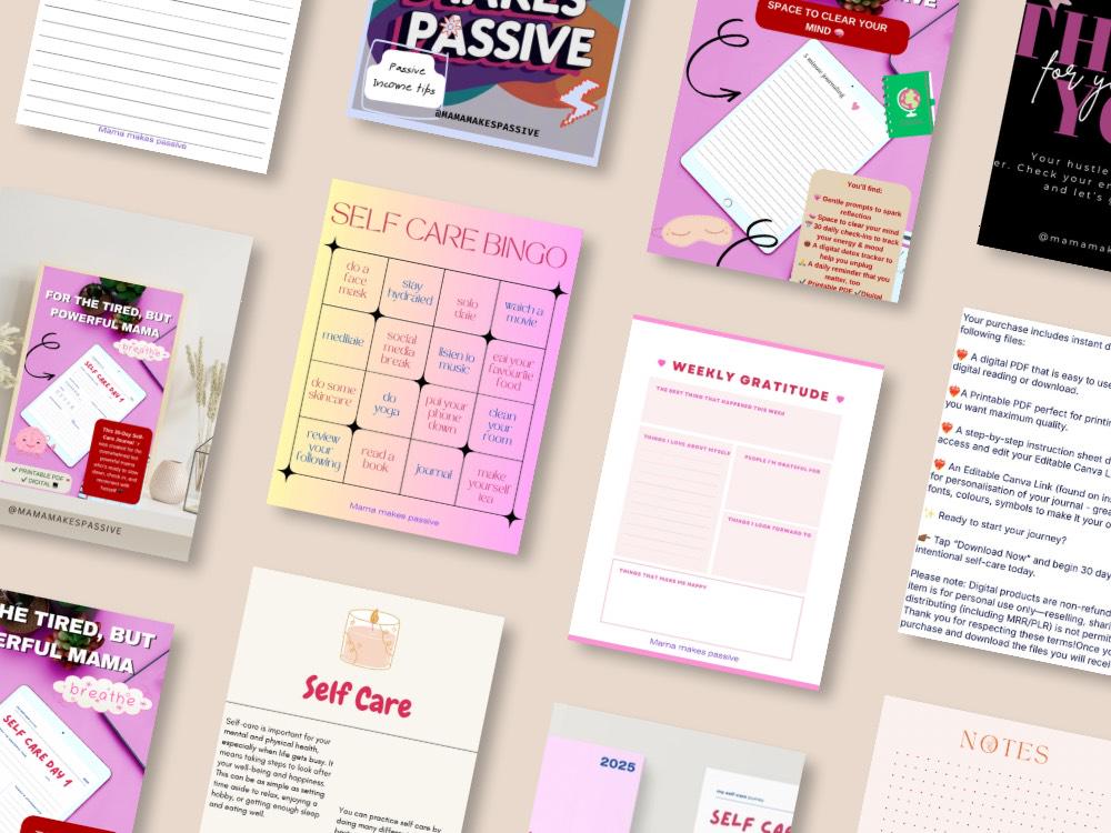 30-day Self Care Journal Printable PDF | Mental Health, Wellness ...