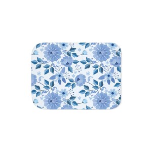 Floral Sherpa Blanket: Cozy Throw for Home Decor