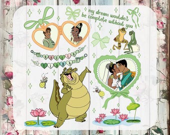 Princess Tiana DTF Transfer, Princess and the Frog Ready To Press
