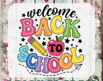 Welcome Back To School Dtf, Kids School Ready To Press, Gift For Students Heat Transfer, First Day To School Iron On Transfer, School Dtf