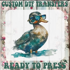 Camo Duck Hunting DTF Transfer: Ready To Press Iron-On