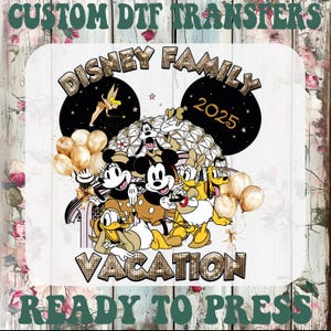 Mouse And Friends Epcot Ready To Press, Family Vacation Heat Transfer, Epcot World Tour Iron On Transfer, Vacay Mode Dtf Transfer,Disney dtf