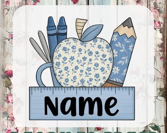 Back To School Dtf, Custom Name School Ready To Press, Gift For Students & Teacher Heat Transfer, Custom Teacher Name Iron On Transfer