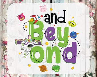 Toy Story Dtf Transfer, To Infinity & Beyond Ready To Press