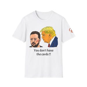 Camiseta política divertida con gráficos: "No tienes las cartas", regalo para la temporada electoral, top humorístico.