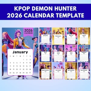Kpop Calendar - Etsy