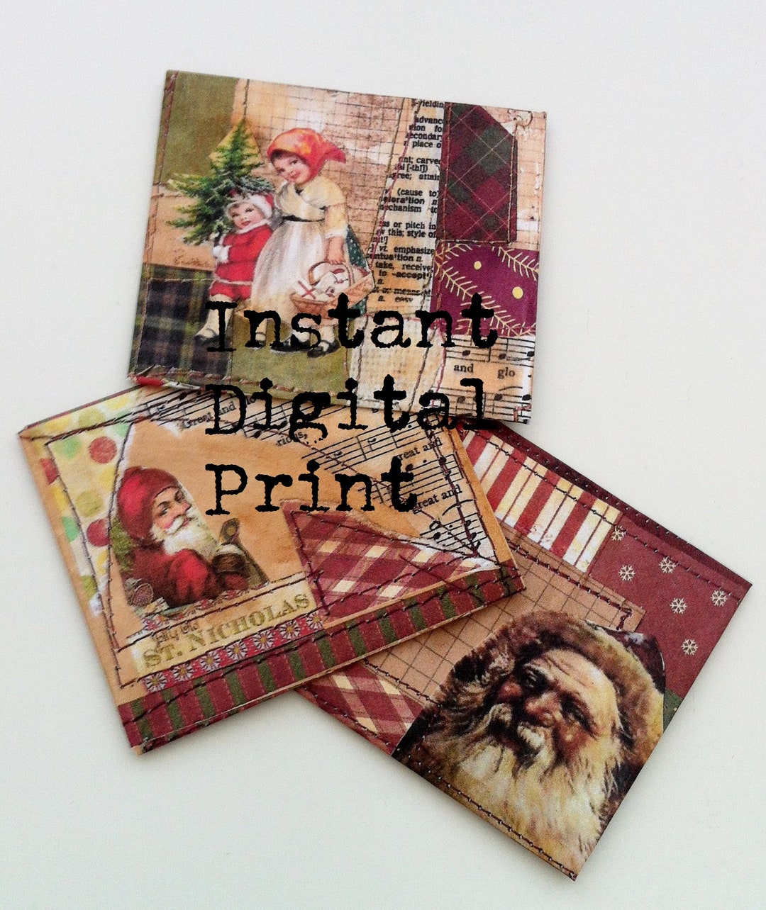 3 Miniature Downloadable Printable Envelopes.instant Digital Download ...