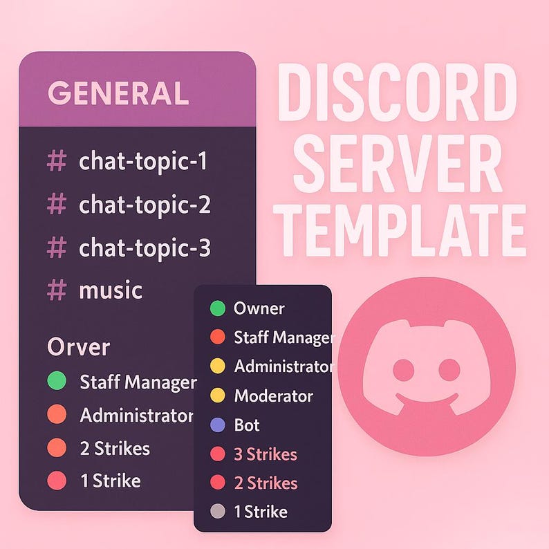 BEST Community Discord Server Template | Streamer, Youtuber, Community ...