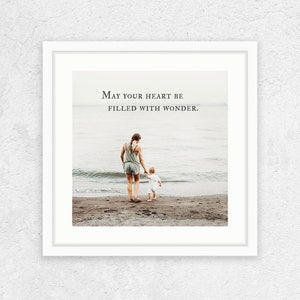 Custom Quote Photo Gift custom picture with words Personalized photo with words over image Custom photo with text Personalized gift for her image 2