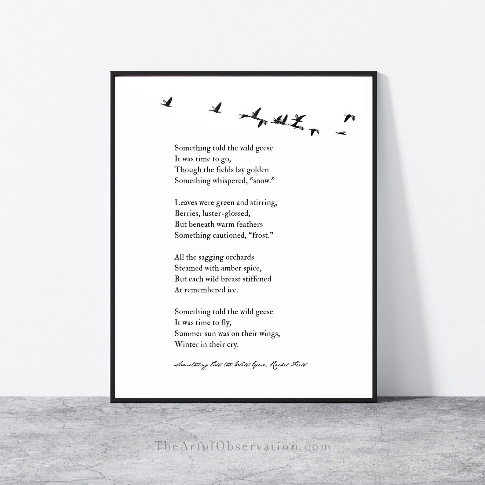 Wild Geese Poem Print Custom Poem Quote Wall Art Black and Etsy Wild Geese Poem Print Custom Poem Quote Wall Art Black and Etsy