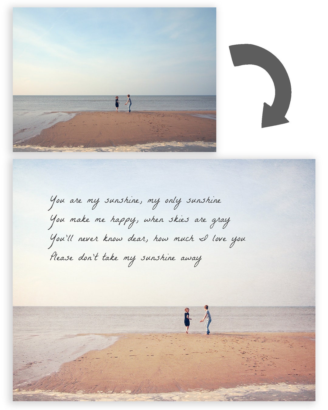 Custom Caption Card Custom Photo With Caption Personalized Gift for Him Photo and Quote ...