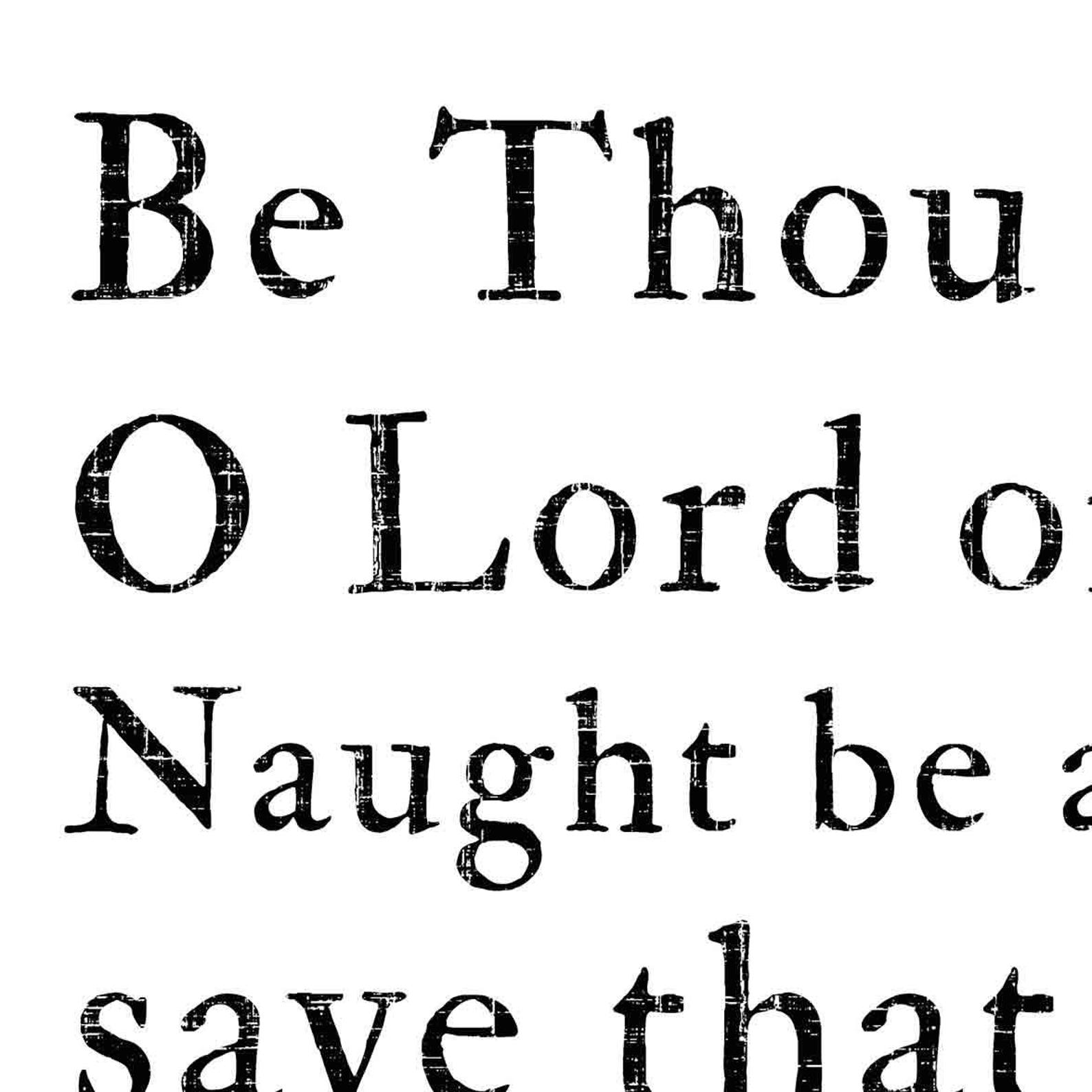 Be Thou My Vision Print Hymn Lyrics Wall Art Print Christian Etsy