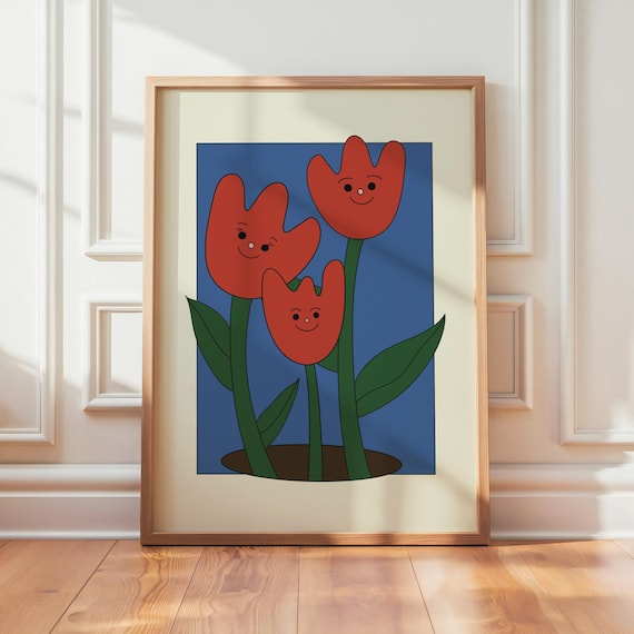 Unframed | Tulip Family Print | Various Sizes