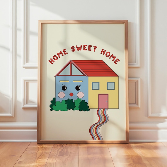 Unframed | Home Sweet Home Print | Various Sizes