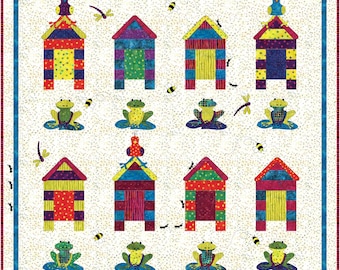 The Frog House - a digital download quilt pattern