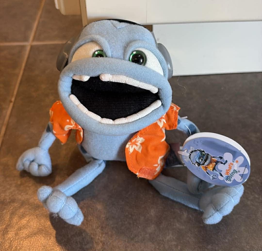 ヴィンテージ The Annoying Thing Crazy Frog ぬいぐるみ 9インチ 小
