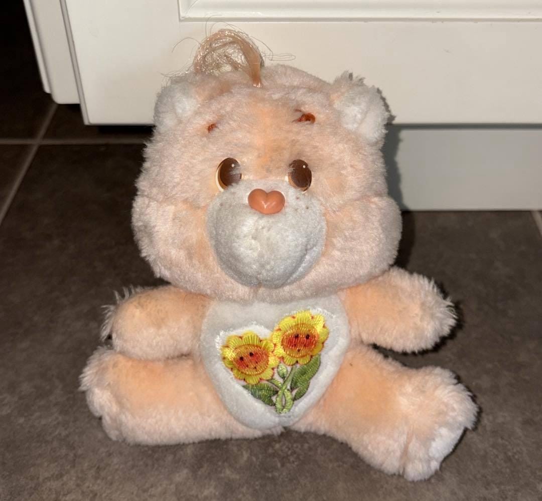 Vintage 1983 Care Bear Mini Plush Friend Bear 6”