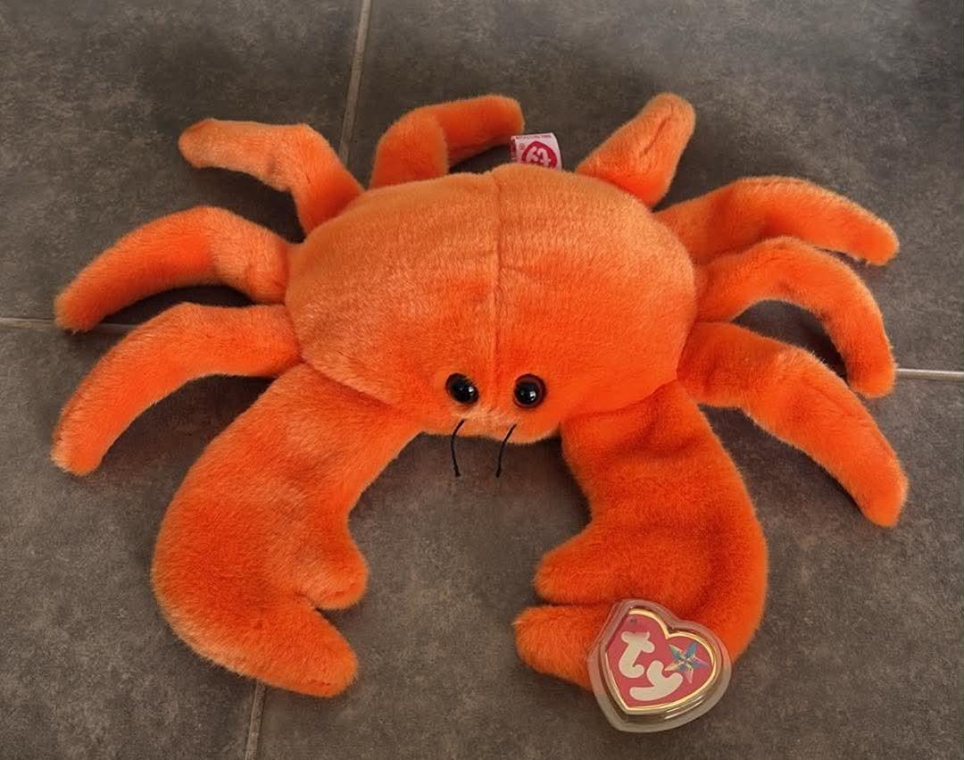 1999 TY Digger Beanie Buddies Orange Crab 14 Inch - Etsy