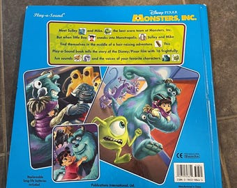 ディズニー・ピクサー『モンスターズ・インク』サウンドブック 2001年
