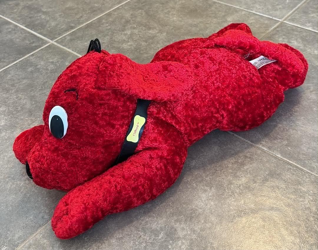 Vintage Scholastic Clifford the Big Red Dog Plush Stuffed Animal