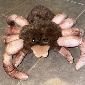 Creepy Tarantula Spider Plush Toy Stuffed Animal 12 inches