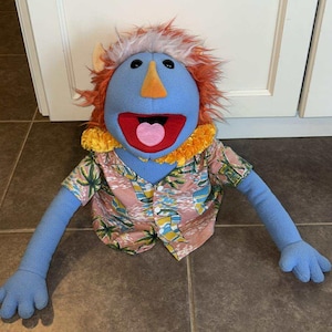 The Muppets What Not Workshop FAO Puppet Blue Hawaiian