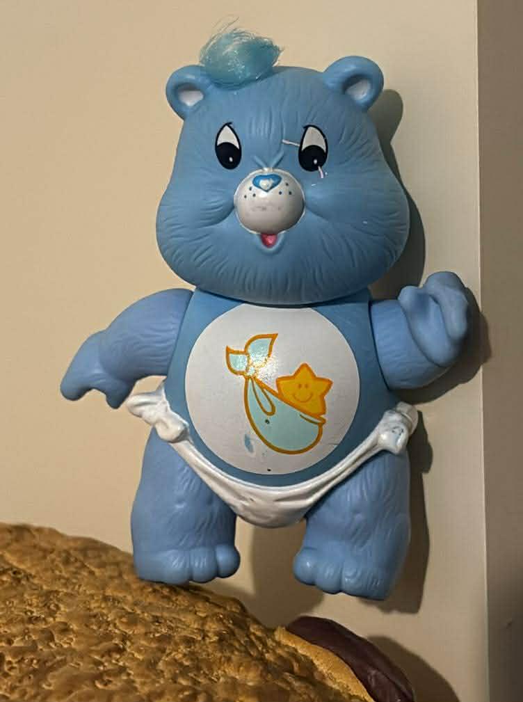 1984年　ベア　Bear ぬいぐるみ　80年代　ヴィンテージ　レトロ ヴィンテージ 1984年 ベビーブルー ベビータグベア ケアベア