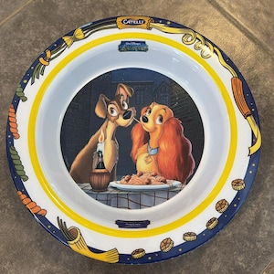 Lady and Tramp Plate - Etsy
