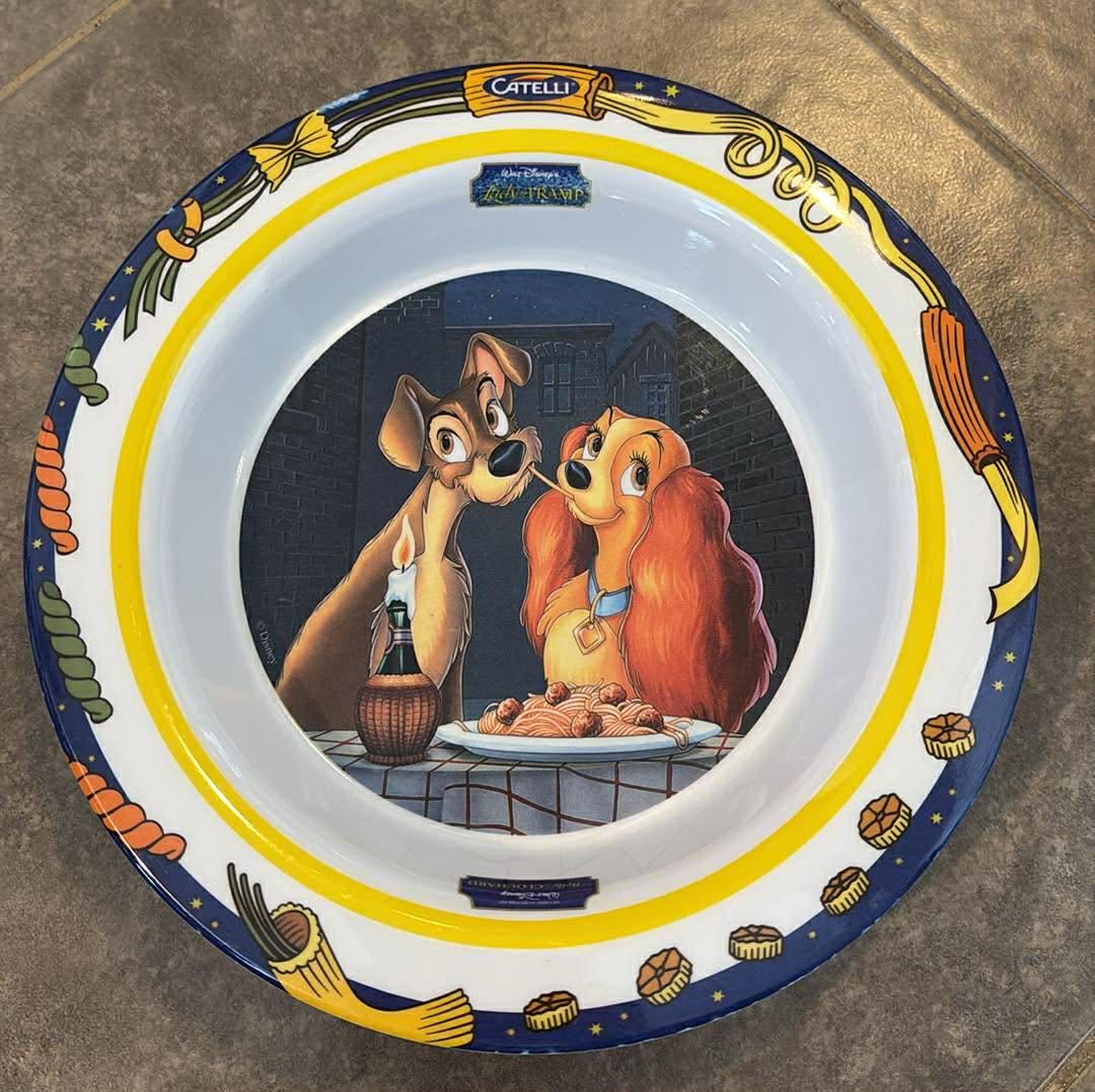 LADY AND THE TRAMP ディズニー　皿　シリアルナンバー入り Lady and Tramp Plate - Etsy