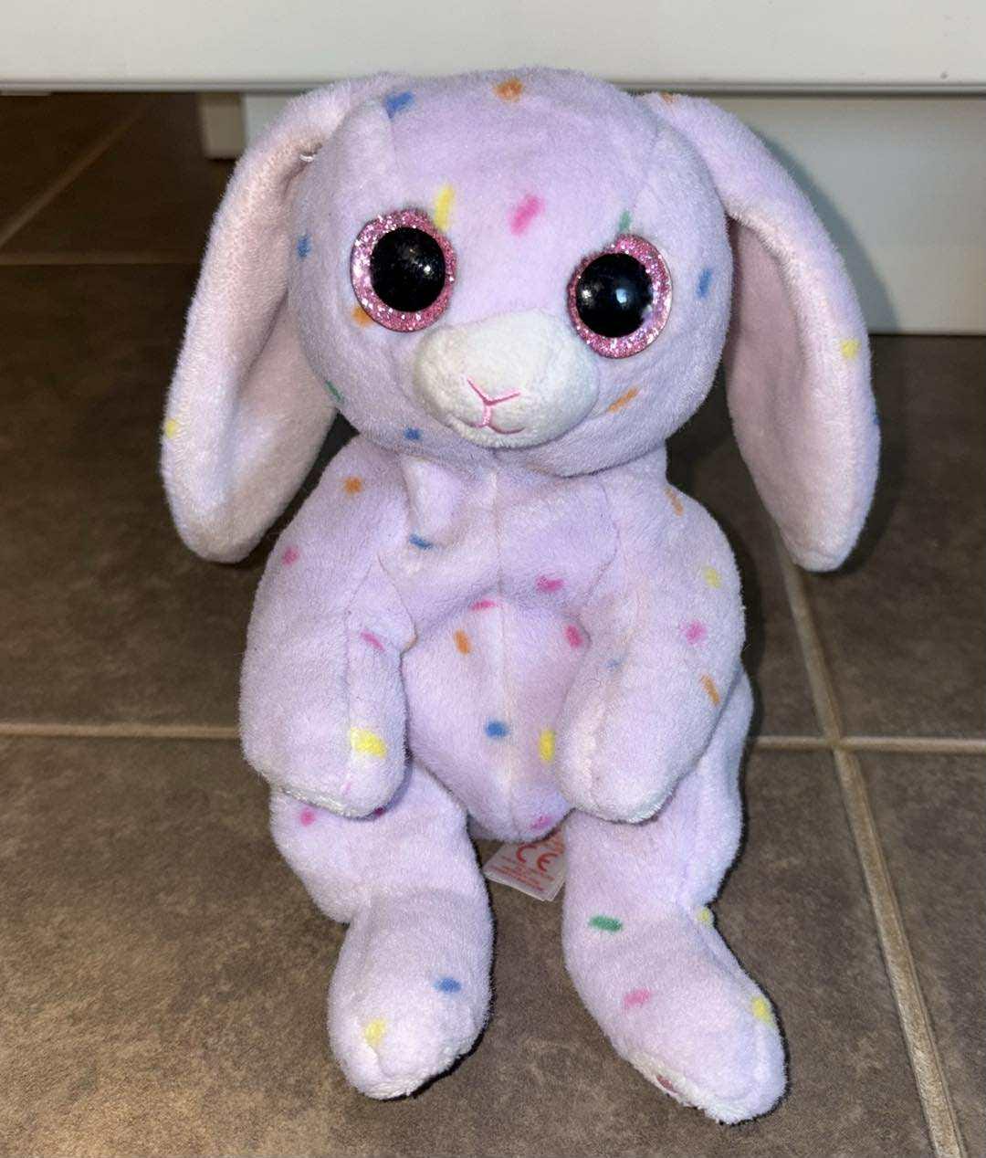 Ty Beanie Babies Hyacinth - Adorable Purple Easter Bunny Plush Toy For Kids
