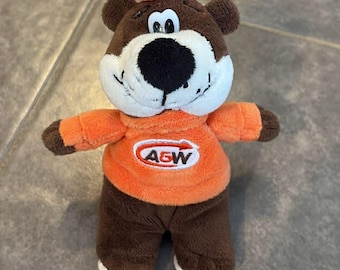 VTG A&W ルートビア テディベア「ルーティ」 フェルト口足 13インチ