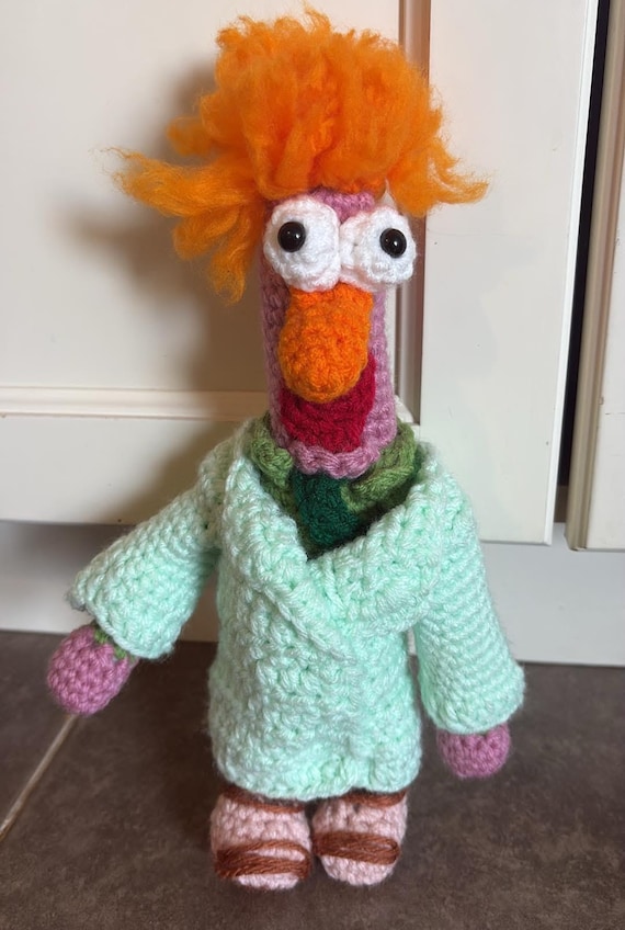The Muppet Show Beaker Plush Toy Crochet Plush 10 Inch - Etsy