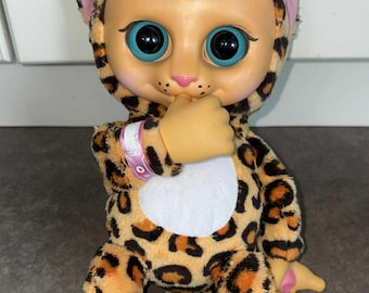 Animal Babies Nursery Leopard Baby Plush Soft Stuffed Animal Thumb