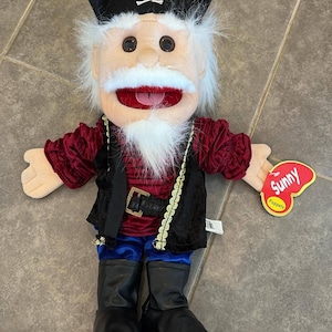 2004 Sunny & Co Sunnys Puppets Pirate King 14&quot; Puppet