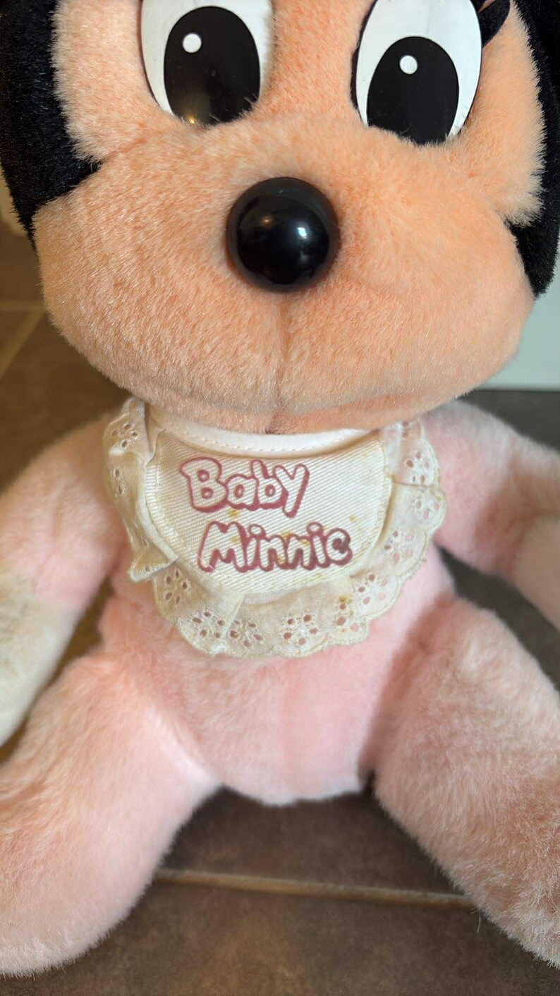 Disneyland Disney World Baby Minnie Maus Plüsch Stofftier Musik Lied Bild 2