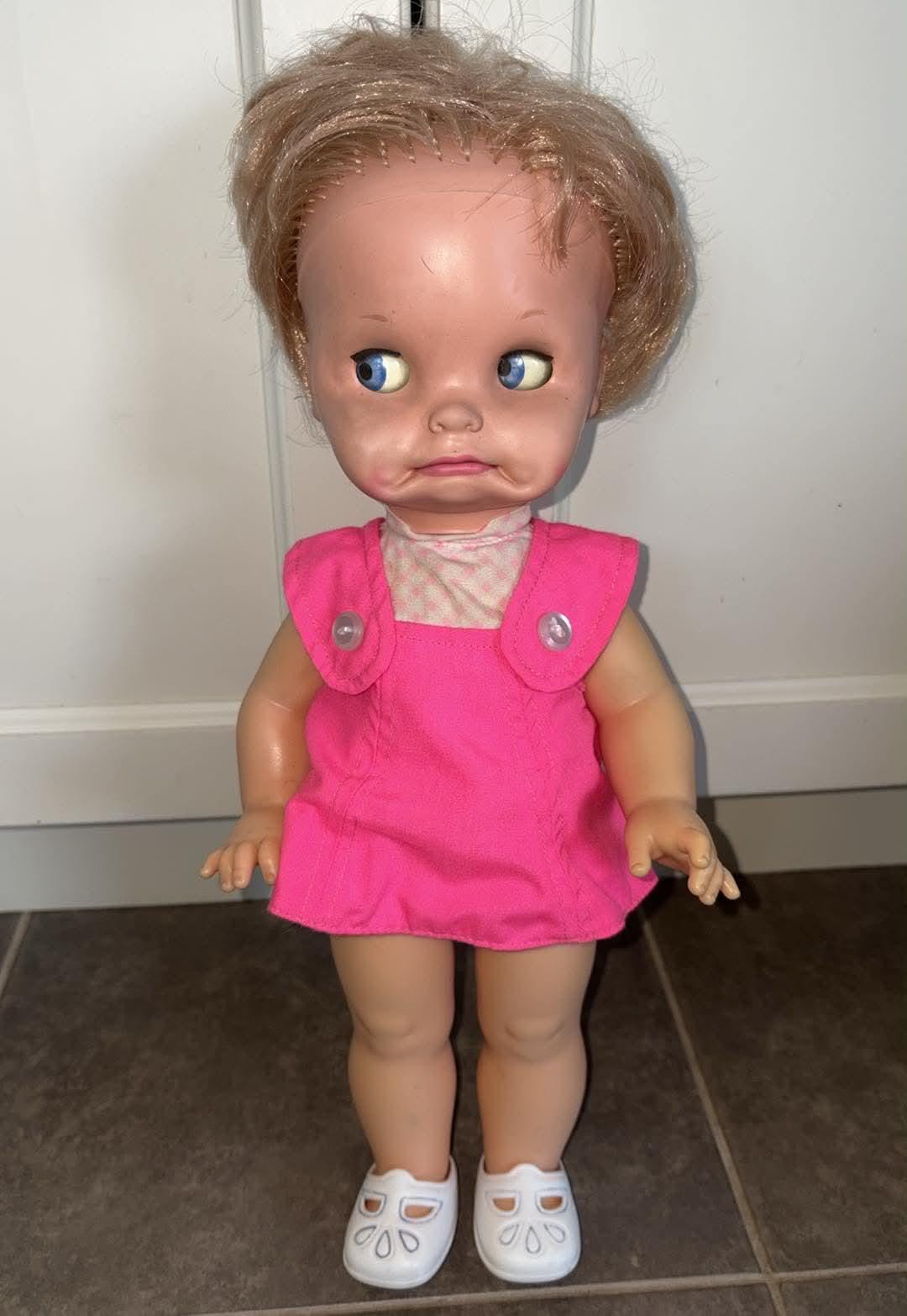 Saucy 1972 Vintage プラッシュ人形 ホームデポ   The ヴィンテージ Expressions Faces All - Outfit Original in Doll ぬいぐるみ