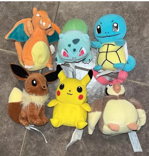 Set of six plush Pokémon toys rare 【公式通販】