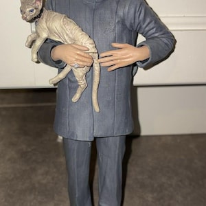 Figura de 23 cm de Austin Powers, Doctor Evil, 2000, con tirador de cuerda Talking Works