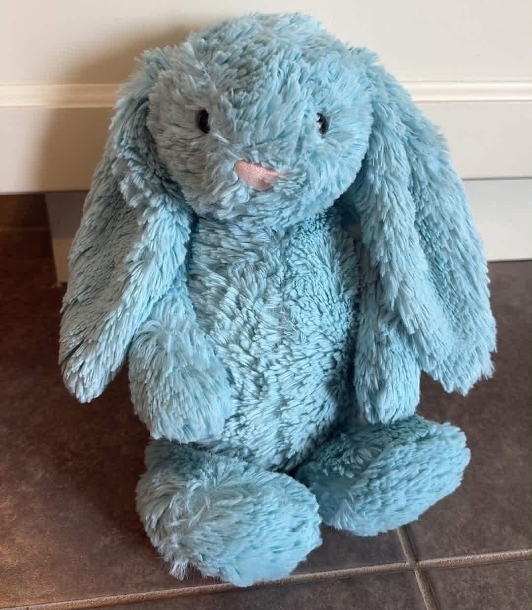Jellycat Bashful Blue Bunny - Etsy