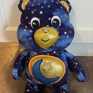 Care Bears Bedtime Bear Limited Edition Glows 13" light up bear READ