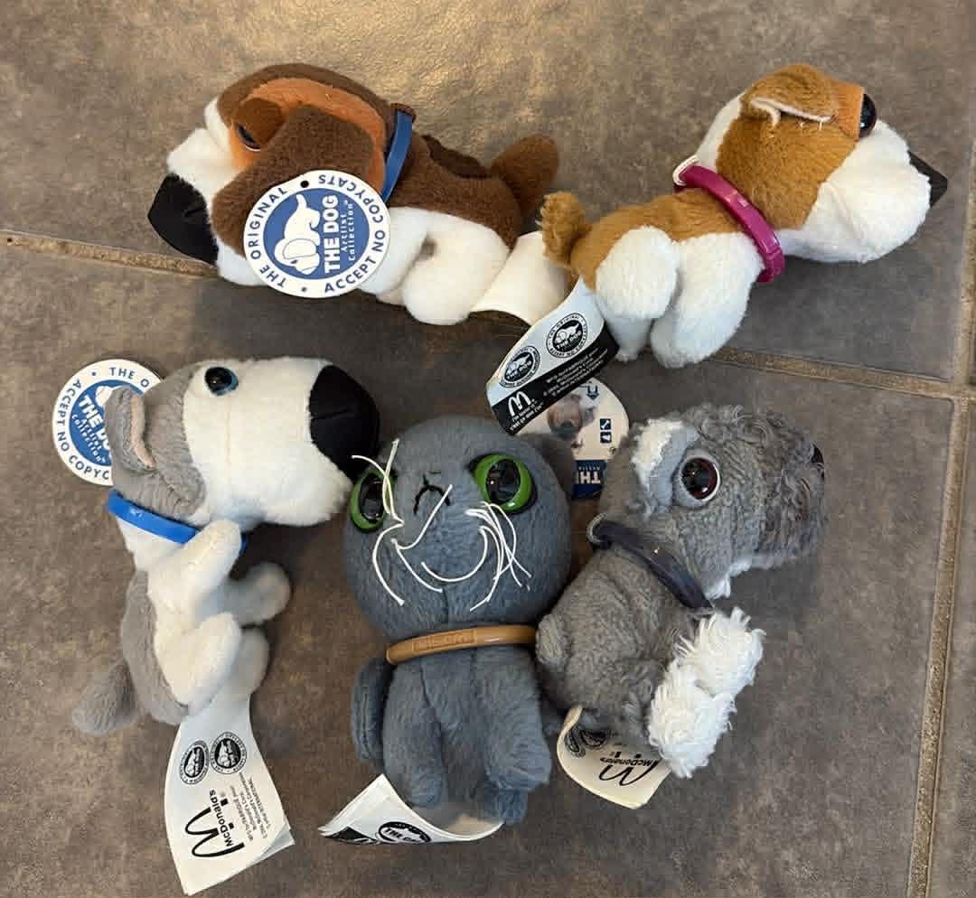 THE DOG Artist Collection ぬいぐるみ　2004年 2004 Artlist Collection the Dog Plush Mcdonalds 5 Included - Etsy