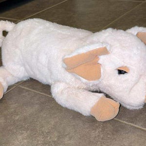 Folkmanis Piglet Pig Full Body Plush Stuffed Hand Puppet 14” Farm Animal